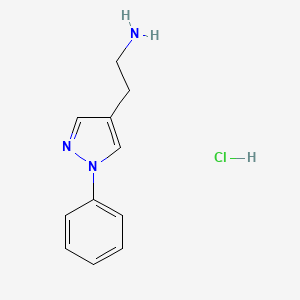 2-(1-Phenyl-1H-pyrazol-4-yl)-ethylaminehydrochloride