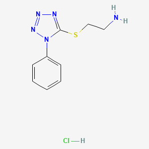 2-(1-Phenyl-1H-tetrazol-5-ylsulfanyl)-ethylaminehydrochloride