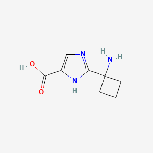 2-(1-aminocyclobutyl)-1H-imidazole-4-carboxylic acid