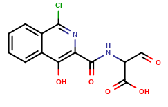 2-(1-chloro-4-hydroxyisoquinoline-3-carboxamido)-3-oxopropanoic acid