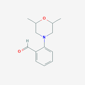 2-(2,6-Dimethylmorpholin-4-yl)benzaldehyde