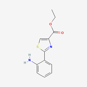 2-(2-Amino-phenyl)-thiazole-4-carboxylic acid ethyl ester
