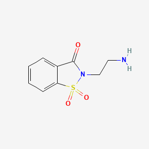 2-(2-Aminoethyl)-2,3-dihydro-1,2-benzothiazole-1,1,3-trione