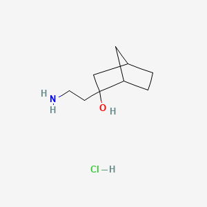 2-(2-Aminoethyl)bicyclo[2.2.1]heptan-2-ol hydrochloride