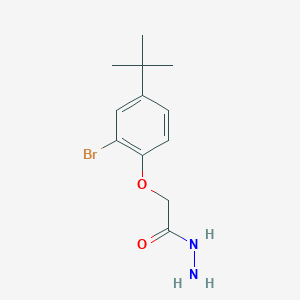 2-[2-Bromo-4-(tert-butyl)phenoxy]acetohydrazide