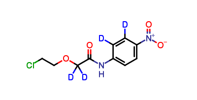 2-(2-Chloroethoxy)-N-(4-nitrophenyl)acetamide-d4