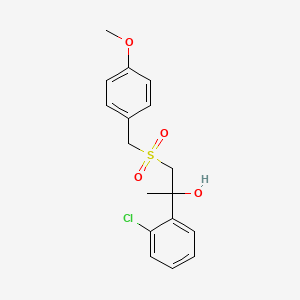 2-(2-chlorophenyl)-1-[(4-methoxybenzyl)sulfonyl]-2-propanol