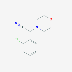 2-(2-chlorophenyl)-2-morpholinoacetonitrile