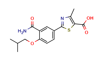 2-[3-(Aminocarbonyl)-4-(2-methylpropoxy)phenyl]-4-methyl-5-thiazolecarboxylic Acid