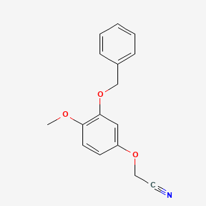2-(3-(Benzyloxy)-4-methoxyphenoxy)acetonitrile