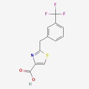 2-[3-(Trifluoromethyl)benzyl]-1,3-thiazole-4-carboxylic acid