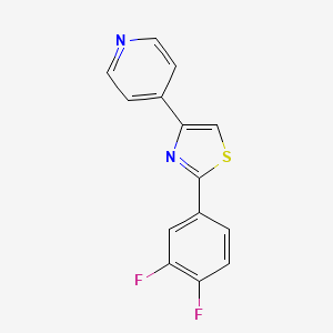 2-(3,4-Difluorophenyl)-4-(4-pyridyl)thiazole