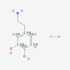 2-(3,4-Dihydroxyphenyl-13C6)ethylamine HCl