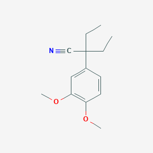 2-(3,4-Dimethoxyphenyl)-2-ethylbutanenitrile