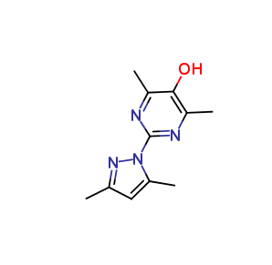 2-(3,5-dimethyl-1H-pyrazol-1-yl)-4,6-dimethylpyrimidin-5-ol