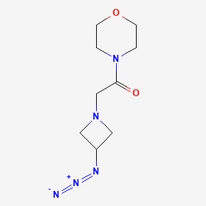 2-(3-Azidoazetidin-1-yl)-1-morpholinoethan-1-one