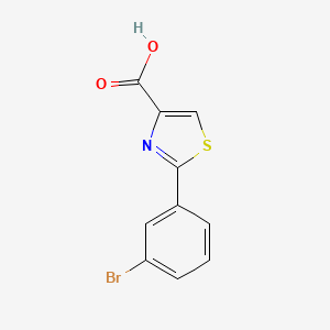 2-(3-Bromophenyl)-1,3-thiazole-4-carboxylic acid
