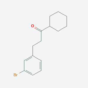2-(3-Bromophenyl)ethyl cyclohexyl ketone