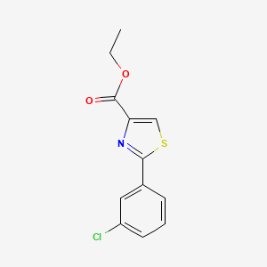 2-(3-Chloro-phenyl)-thiazole-4-carboxylic acid ethyl ester