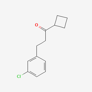 2-(3-Chlorophenyl)ethyl cyclobutyl ketone