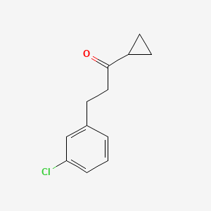 2-(3-Chlorophenyl)ethyl cyclopropyl ketone