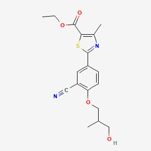 2-[3-Cyano-4-(3-hydroxy-2-methylpropoxy)phenyl]-4-methyl-5-thiazolecarboxylic Acid Ethyl Ester