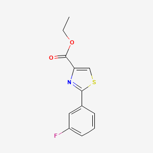 2-(3-Fluoro-phenyl)-thiazole-4-carboxylic acid ethyl ester