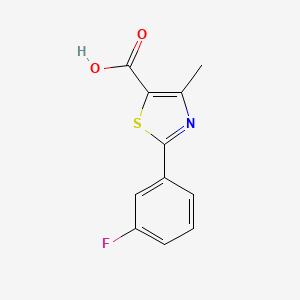 2-(3-Fluorophenyl)-4-methyl-1,3-thiazole-5-carboxylic acid