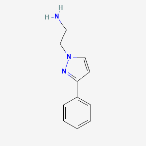 2-(3-Phenyl-pyrazol-1-yl)-ethylamine