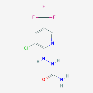2-[3-chloro-5-(trifluoromethyl)-2-pyridinyl]-1-hydrazinecarboxamide