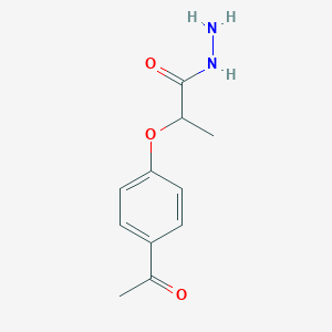 2-(4-Acetylphenoxy)propanehydrazide