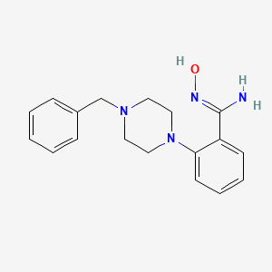 2-(4-Benzylpiperazin-1-yl)-N'-hydroxybenzimidamide