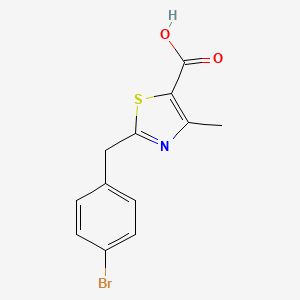 2-(4-Bromobenzyl)-4-methylthiazole-5-carboxylic acid