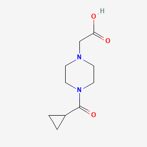 2-(4-Cyclopropanecarbonylpiperazin-1-yl)acetic acid