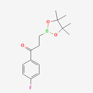 2-(4-Fluorophenyl)carbonylethylboronic acid pinacol ester