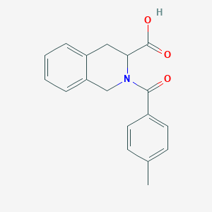 2-(4-Methyl-benzoyl)-1,2,3,4-tetrahydro-isoquinoline-3-carboxylic acid