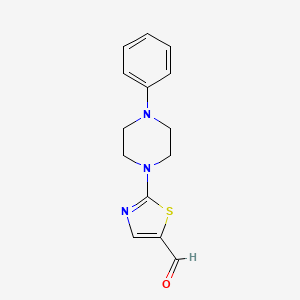 2-(4-Phenylpiperazino)-1,3-thiazole-5-carbaldehyde