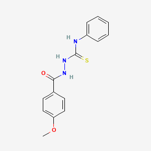 2-(4-methoxybenzoyl)-N-phenylhydrazinecarbothioamide