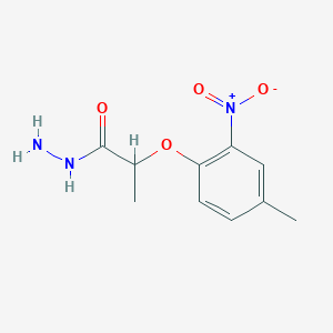 2-(4-methyl-2-nitrophenoxy)propanohydrazide