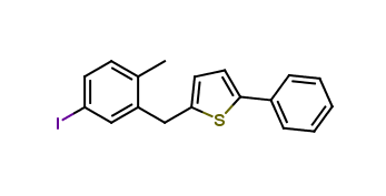 2-(5-iodo-2-methylbenzyl)-5-phenylthiophene