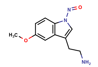 2-(5-methoxy-1-nitroso-1H-indol-3-yl)ethanamine