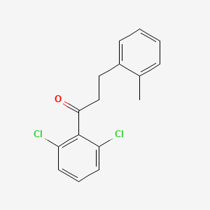 2',6'-Dichloro-3-(2-methylphenyl)propiophenone