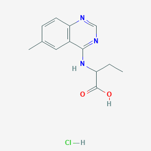 2-(6-Methyl-quinazolin-4-ylamino)-butyric acidhydrochloride