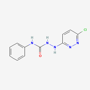 2-(6-chloro-3-pyridazinyl)-N-phenyl-1-hydrazinecarboxamide
