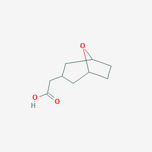 2-{8-oxabicyclo[3.2.1]octan-3-yl}acetic acid