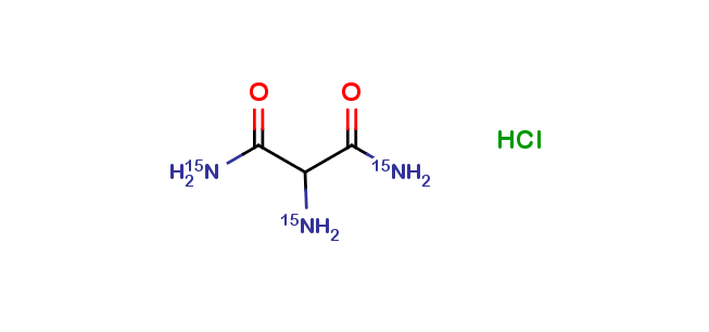 2-(Amino)propanediamide hydrochloride 15N3