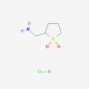 2-(Aminomethyl)tetrahydrothiophene 1,1-dioxide hydrochloride