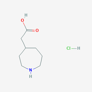 2-(Azepan-4-yl)acetic acid hydrochloride