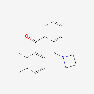 2'-Azetidinomethyl-2,3-dimethylbenzophenone