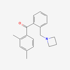 2'-Azetidinomethyl-2,4-dimethylbenzophenone